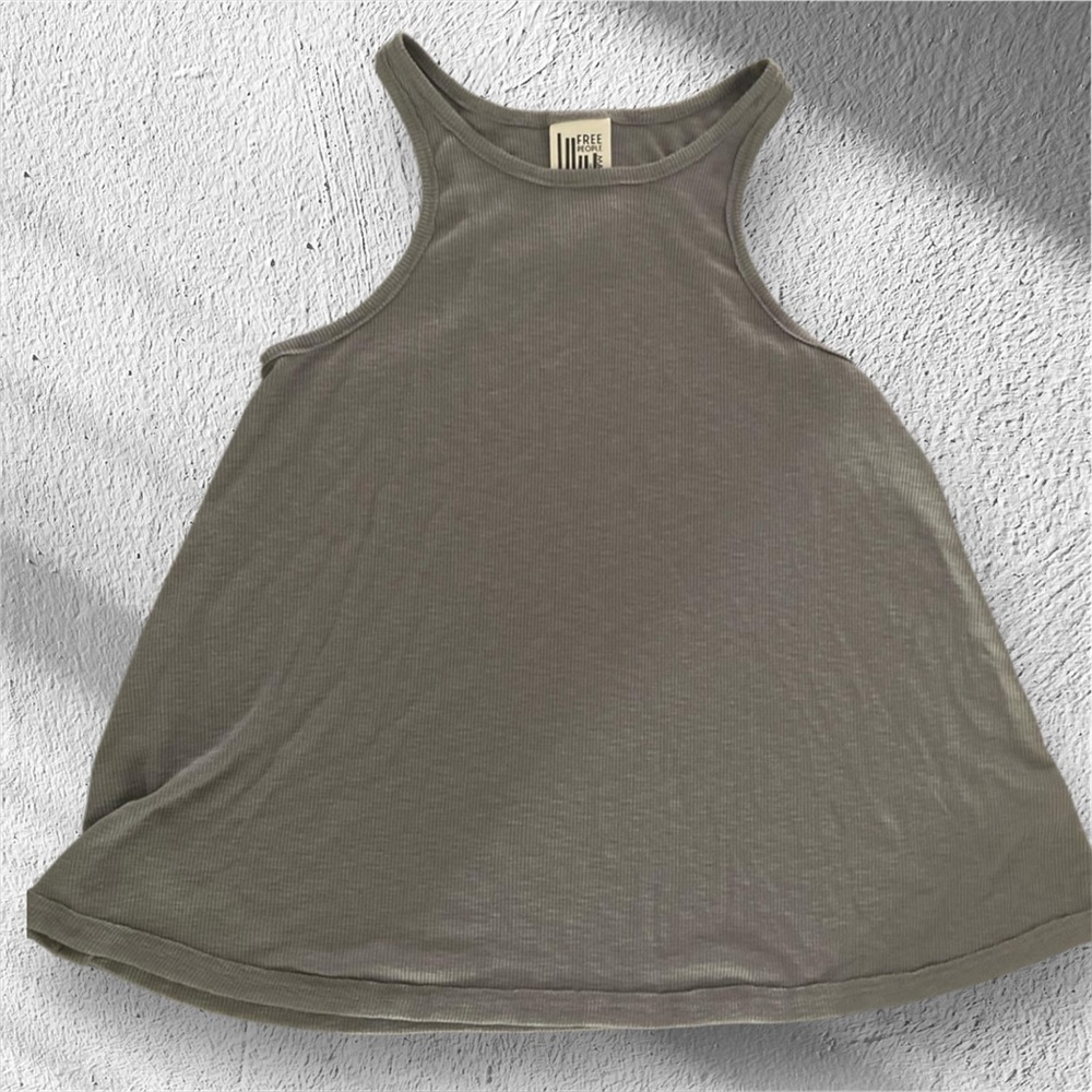Free People Charcoal Tank Top